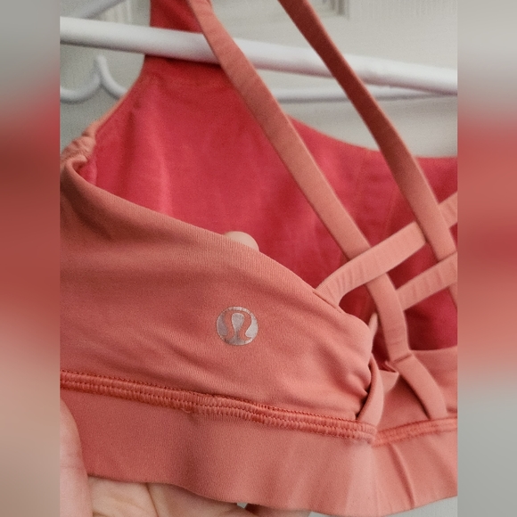 (6) Pink Lululemon energy bra - Picture 3 of 4